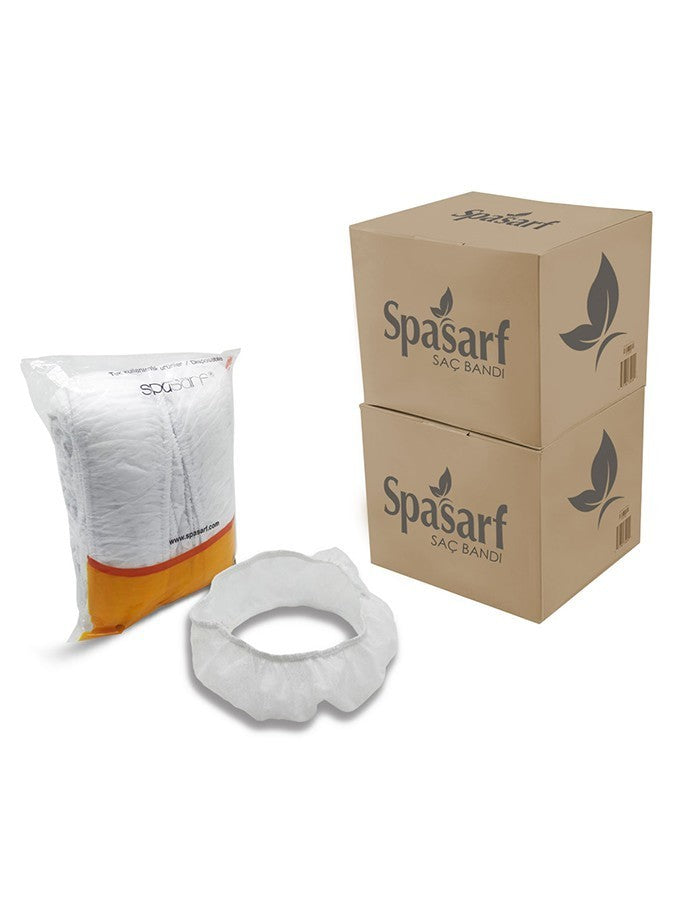 Tek Kullanımlık Saç Bandı - Beyaz - 50 gsm